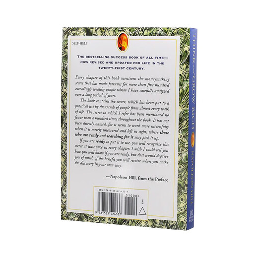 思考致富 英文原版 Think and Grow Rich 拿破仑希尔 人格心理学 经管畅销书 成功学 搭成功法则全书 思考快与慢