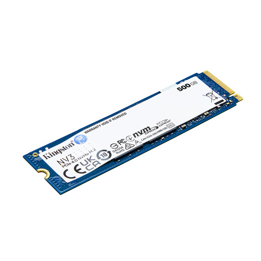 金士顿（Kingston）SSD固态硬盘M.2(NVMe PCIe 4.0×4)台式机笔记本固态硬盘电脑配件 NV3 500/512G PCIe4.0