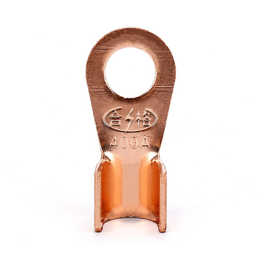 ELECALL OT-60AOT series terminal head opening copper terminal block copper bare terminal copper nose copper wire lug connector 50 pack