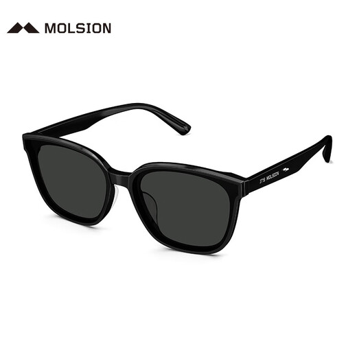 MOLSION sunglasses Zhao Liying's same style polarized men's and women's same style high-end MS3072 C10 cool black Liying's same style not suitable for prescription