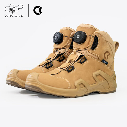 CC PROTECTORS Motorcycle Riding Shoes Anti-slip, Anti-Puncture, Comfortable Sidewinder/Cobra Sidewinder Wheat Color All-Season Water Repellent 43