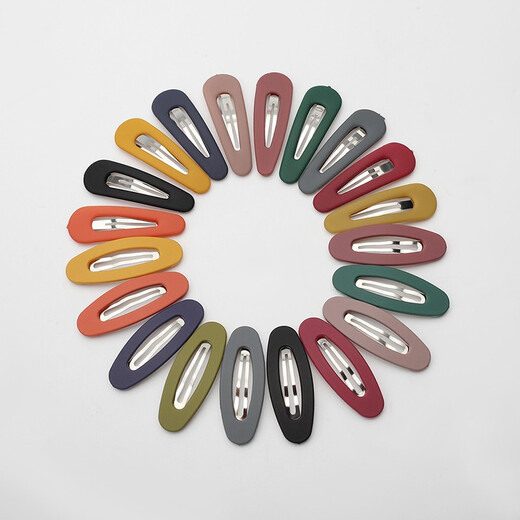 CHIMERA 10-piece set of colorful basic BB hair clips gift bangs hair clip side clip