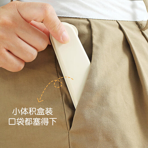 Shihua 304 stainless steel chopsticks, spoons and tableware portable set student portable chopsticks and spoons storage box three-piece set