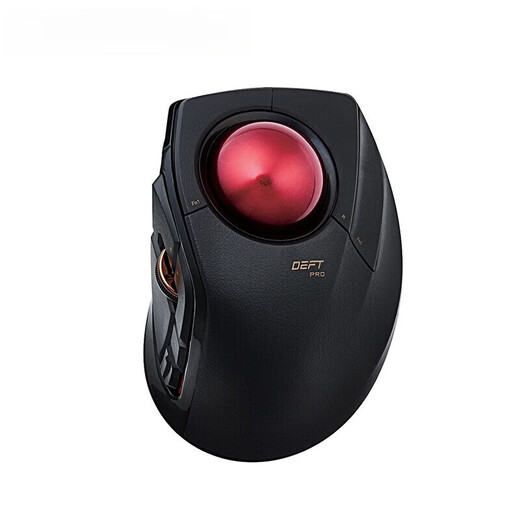 宜丽客（ELECOM）无线轨迹球鼠标蓝牙有线usb人体工程学设计师达芬奇CAD画图8键食指轨迹球（ipad不可用） 8键 食指轨迹球(ipad不可用)