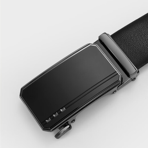 Beijing-made belt men's business casual automatic buckle leather pants belt birthday gift for boyfriend 120cm