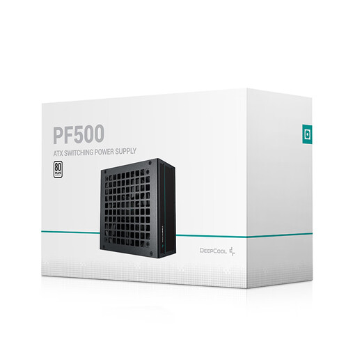 Jiuzhou Fengshen (DEEPCOOL) PF400/500/600/700 Computer-Netzteil, Desktop-Netzteil mit 500 W, aktivem PFC, Schwarz und Line 80PLUS, weiße Marke, mit 400 W, Netzteil PF500, weiße Marke, mit 500 W