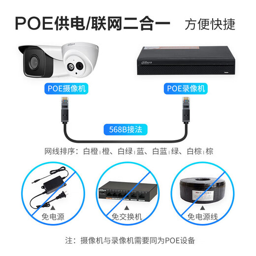 Dahua Dahua camera 2 million high-definition POE network cable powered infrared night vision hemisphere mobile phone remote pickup IPC-HDW1230C-A 3.6mm