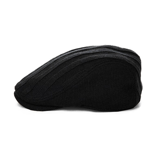 FANCET hat men's autumn and winter European and American fashion peaked hat winter casual knitted beret forward hat for dad and elders