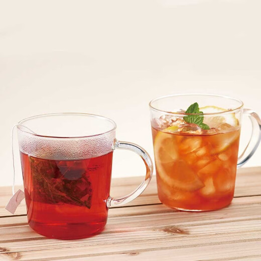 HARIO Japan imported heat-resistant glass mug scented tea coffee cup teacup milk cup 2-piece set SRM300ml*2