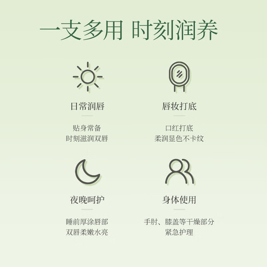 Botanical lip balm moisturizing, moisturizing, anti-drying and peeling plant lip balm lip balm