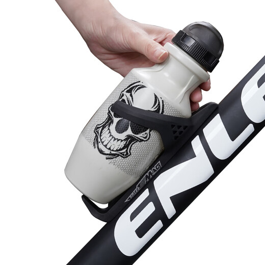 Enlee pneumatic water bottle rack bicycle water bottle rack mountain road bike water cup water bottle rack universal ultra-light pneumatic water cup rack pneumatic water bottle rack - black