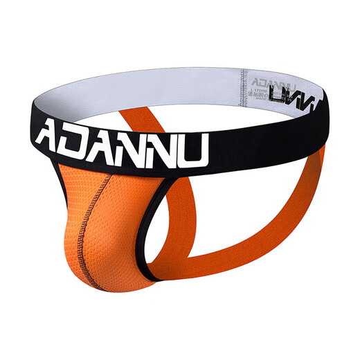 Adano translucent sexy men's thong mesh low-waist temptation underwear macho sexy T-pants AD139 white L