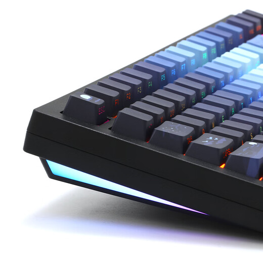 ZH870 White Sketch Mechanical Keyboard Kabel Wireless Bluetooth Customized Boys and Girls Office E-Sports Mahjong Sound Mute Achse Stone Sound ZH870 Black Sea Moon Side Gravur Meteor Achse (Jungen erste Wahl Quick Trigger Game)