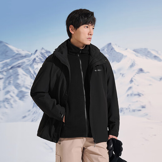 Pathfinder (TOREAD) Jacket Autumn and Winter Couple Three-in-One Fleece Removable Waterproof Two-piece Mountaineering Suit TAWWAM91393
