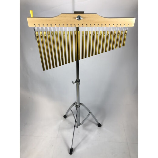 Jingyun percussion instrument/Orff teaching aid/36-tone wind chime/band accompaniment sound tree/with stand sound beam 36-tone gold with electroplated stand