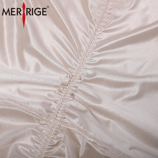 MERRIGE beauty trap women's spring and summer tummy-tightening butt-lifting seaweed one-piece underwear with skin color 3XL (recommended weight 125-135 Jin Jin equals 0.5 kg)