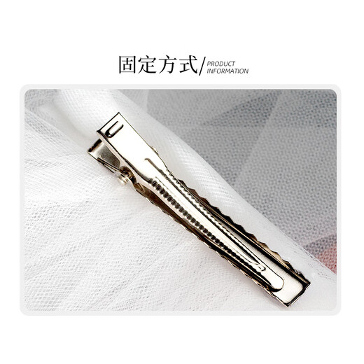 First Proposal Veil, Registration Bow, Bridal Hair Accessory, White Veil, Wedding Photography, Travel Photography Ceremony, 50cm Bow, Double Layer Veil, Hair Clip Style