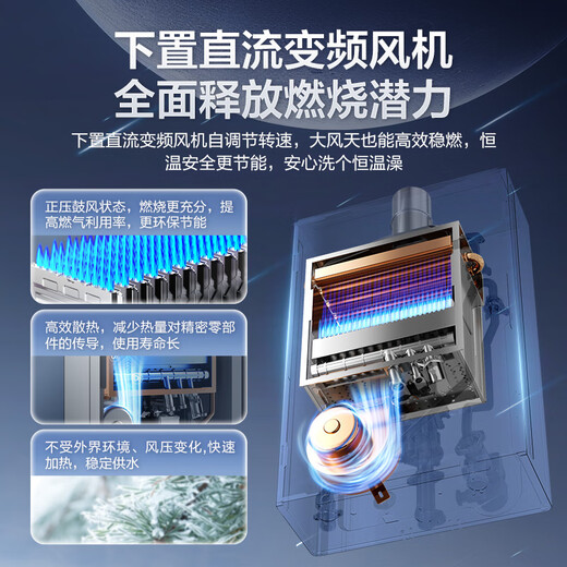 Macro Sleep Wash RG1 (F) Energy-saving and silent double-level gas water heater 16 liters state subsidy 15% natural gas under-mounted fan closed stable combustion chamber trade-in