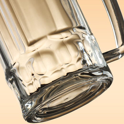 Baijie craft beer cup home glass draft beer cup bar restaurant large capacity 400ml beverage juice cup 2 pieces