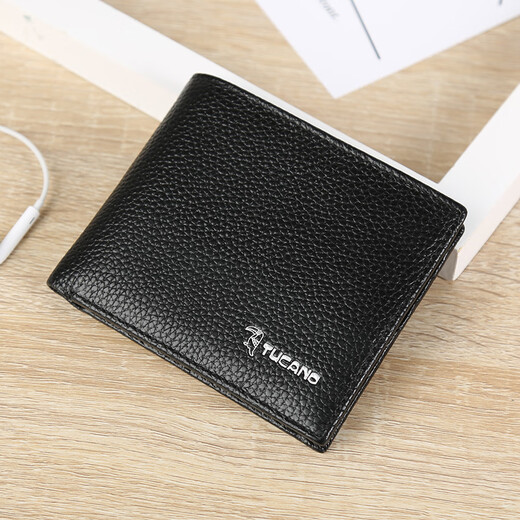 Woodpecker (TUCANO) short leather wallet 2025 practical Father's Day gift for husband and boyfriend practical and high-end card holder