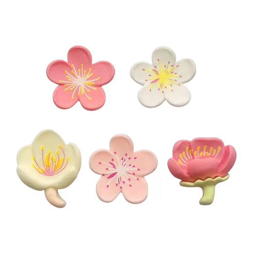 Yusenyi Peach Blossom Electric Vehicle Dashboard Ornament Cartoon Doll Battery Car Motorcycle Rearview Mirror Body Decoration Baby Star Delu 5 Pack