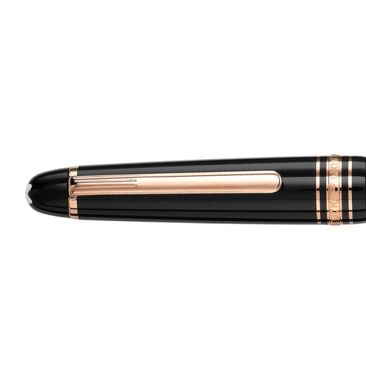 Montblanc (MONTBLANC) fountain pen Meisterstück series classic 145 ink pen signature pen ready-made gift classic rose gold plated F112675 1 pack