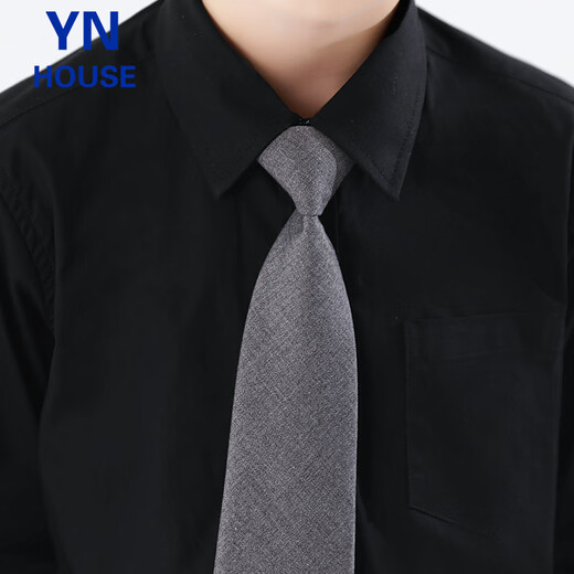 Innovo Children's Shirt Black Long Sleeve Pocket Boys Shirt Black Long Sleeve 150CM