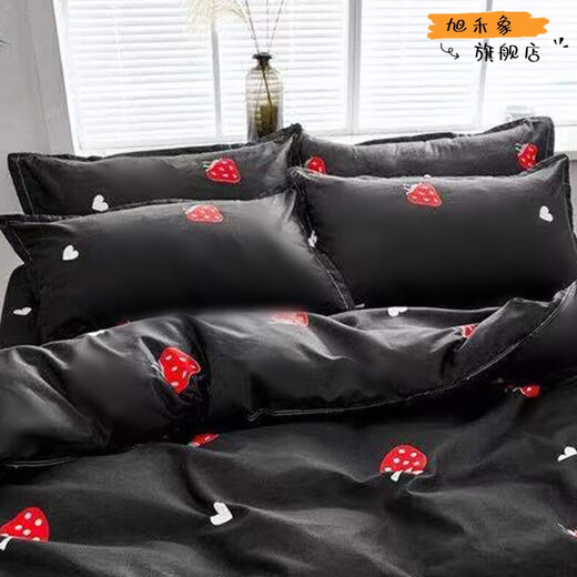 旭禾象枕头套一对2只装成人大号标准枕套单只48x74cm枕芯套单人枕套加厚 摩卡_(时尚) (一对)枕套48*74cm__不掉色