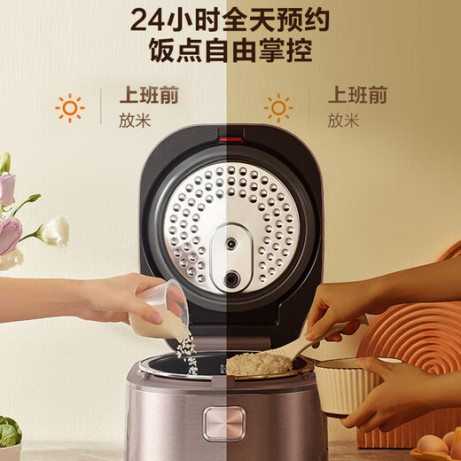 苏泊尔（SUPOR）电饭煲电饭锅4LIH电磁加热精铁球釜3-8人特色烘焙发面功能家用智能电饭煲40HC653