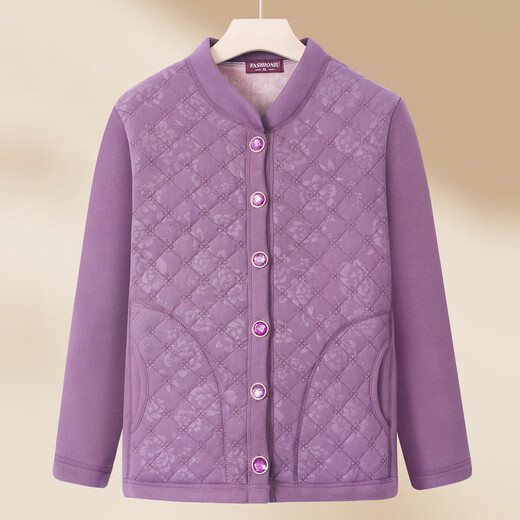 Fengxiao Mom's new winter clothing for women, grandma's clothing, velvet thickened warm tops, new winter cold-proof jackets for middle-aged and elderly people
