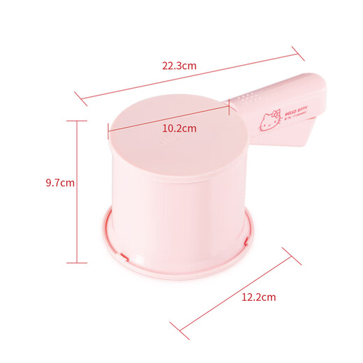 Xuechu KT baking tool cup-type 30-mesh flour sieve hand-pressed sieve with scale fine mesh KT7016