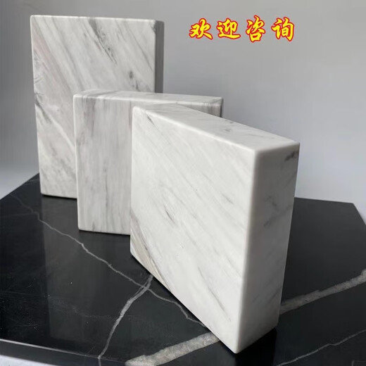 Jazz White Marble Sculpture Base Marble Pad Base Marble Cube Stone Base Countertop Natural Jazz White Marble Custom Size