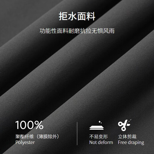 Jinba Men's Autumn and Winter New Wear-resistant and Anti-wrinkle Men's Jacket Men's Polar Fleece Lined Jacket Men |IODR3108 Elegant Gray L