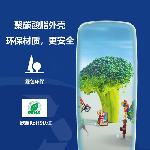 Shoubao K210 cyan blue 4G full network mobile phone for the elderly with positioning straight button mobile phone for the elderly and children and students backup function phone