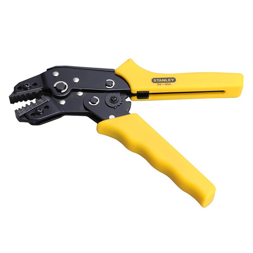 Stanley (STANLEY) ratchet terminal crimping pliers Terminal pliers European tube type pre-insulated wire nose crimping pliers B European terminal pliers 0.25-6 square 84-854-22