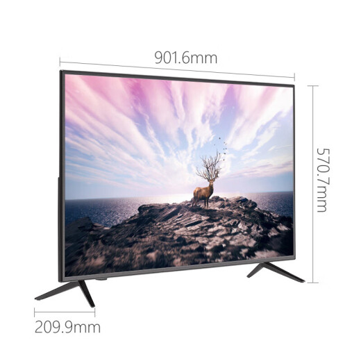 Letv Super TV X40C 40-inch 1GB+8GB large storage full HD artificial intelligence ultra-thin network LCD educational TV (standard base)