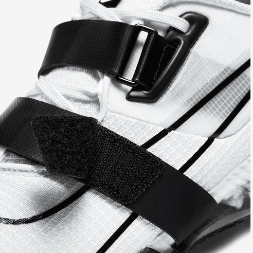 Nike Men's Shoes Romaleos 4 Impact Resistant Comprehensive Training Shoes Squat Weightlifting Deadlift Sports Shoes White/White/Black-101 44/US10