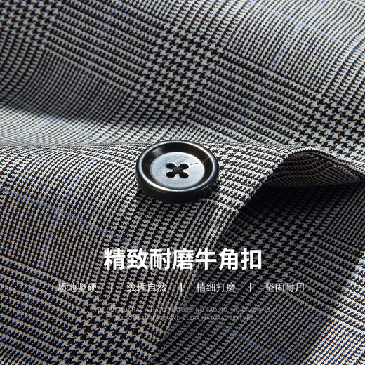 GIEVES CHARLES men's Welsh plaid 130 wool high-end business casual suit slim fit Welsh plaid 48