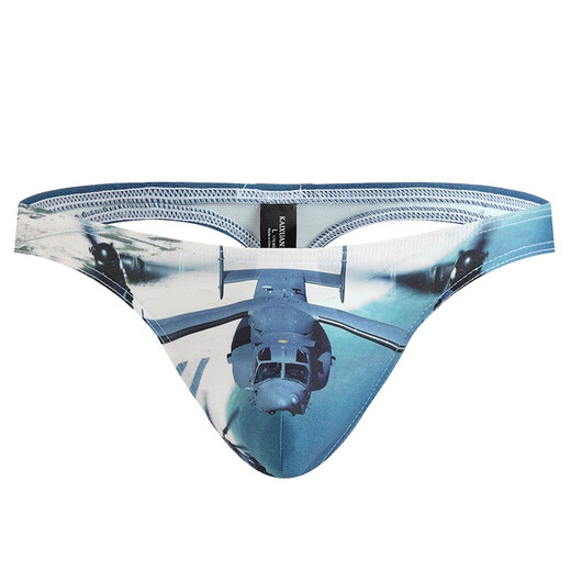 Please Confidential Shipping Men's Thong Sexy U-Protruding Big Bag Sexy Underwear Men's Fashionable Sexual Intercourse S Space Rocket