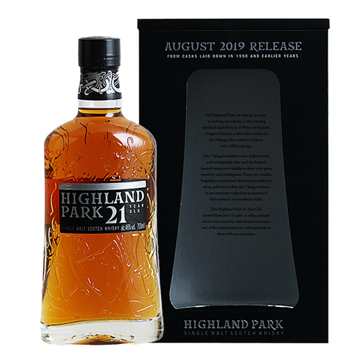 高原骑士（Highland Park）【7-PLUS】苏格兰单一麦芽泥煤风味威士忌原装进口洋酒礼品 高原骑士21年700ml