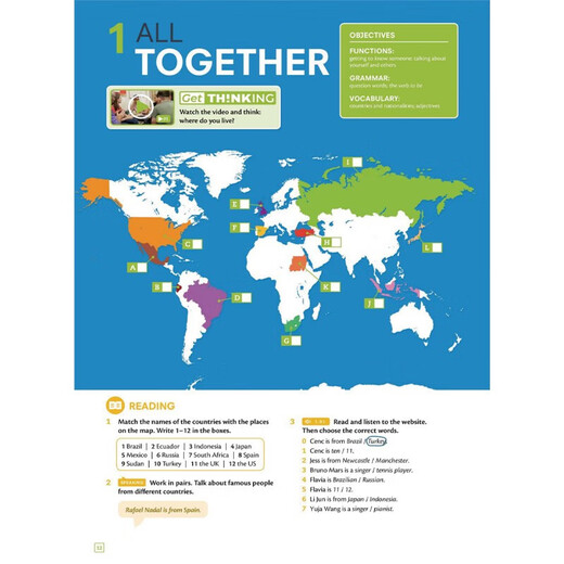 Cambridge Middle School English Course Think Textbook Second Edition Level 1 CEFR A2 Student Book + Exercise Book + Online Account Free Audio Cambridge KET Entrance Examination English Textbook Original English Import