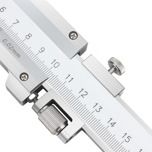 Three-quantity closed four-purpose vernier caliper oil mark line card 0-150mm high-precision stainless steel vernier caliper JDD07 stainless steel (H type) 0-300mm
