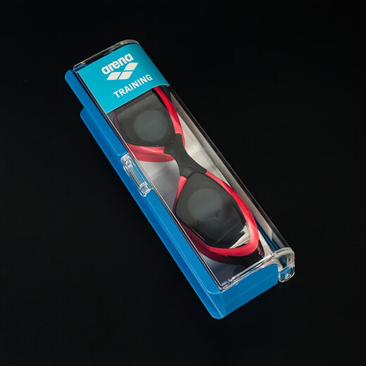 Arena Japan imported large frame anti-fog waterproof swimming goggles coated large field of view unisex comfortable professional competition swimming goggles 820 red frame high-definition anti-fog, originally imported