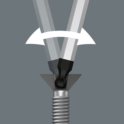 WERA German hexagonal wrench single 950 imported extended plum blossom 6-corner screwdriver six-sided hexagonal L-shaped wrench 2.0 (05022602001)