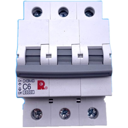 澳颜莱全新常熟开关CH3N-63/32A/40A/63A/1P/2P/3P常熟小型断路器空开 3 2P C型6A