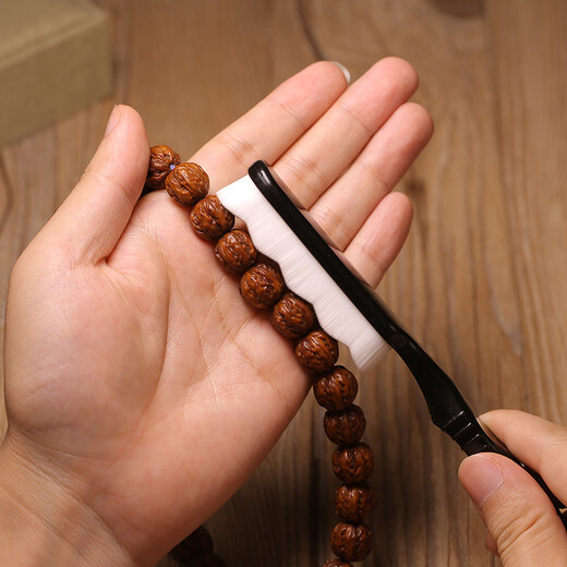 Yamanaka Yuwenwan Ten Thousand Hair Brush Big Fifty Thousand Flat Head Wave Soft Capillary Nano Diamond Walnut Cleaning Tool Artifact Big Wave x1