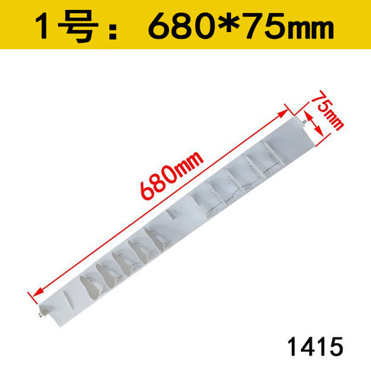 Panasonic-Klimaanlagen-Führungsblatt 1,5 P, Zubehör, Schaukel, Windführungsplatte, Aufhänger, Luftauslass, Kehrblatt, Windschutzscheibe Nr. 4, Panasonic-Führungsblatt 698 x 61 mm