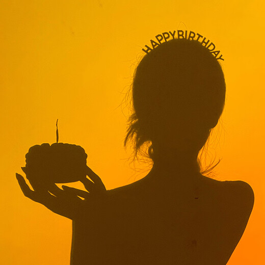 Bangboshi Birthday Headband Internet Celebrity Birthday Headband Hat Photo Props Personalized Hair Accessories Headdress Temperament Birthday Headband Silver