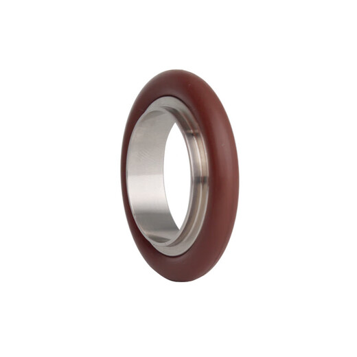 Lu Yueting 304 stainless steel clamp bracket + fluorine rubber ring KF16/25/40/50 Dingqing ring vacuum gasket mesh bracket stainless steel bracket + true fluorine rubber ring/KF-25-fluorine content 70%