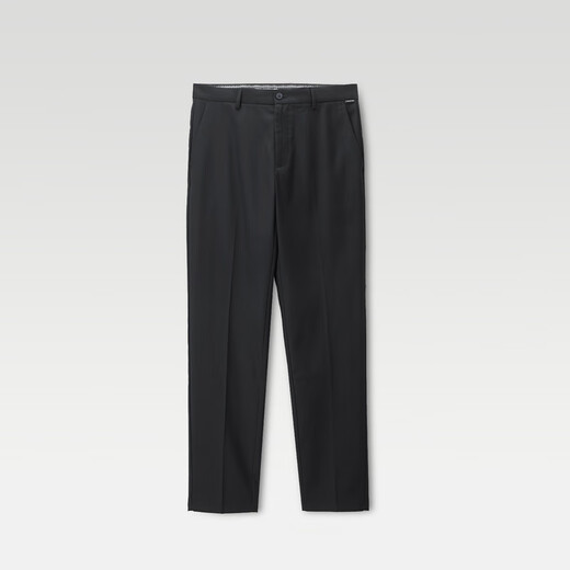 Heilan House (HLA) trousers for men, spring and autumn light business slim trousers, commuter trousers for men, black 25 L 175/84A recommended 66-71kg